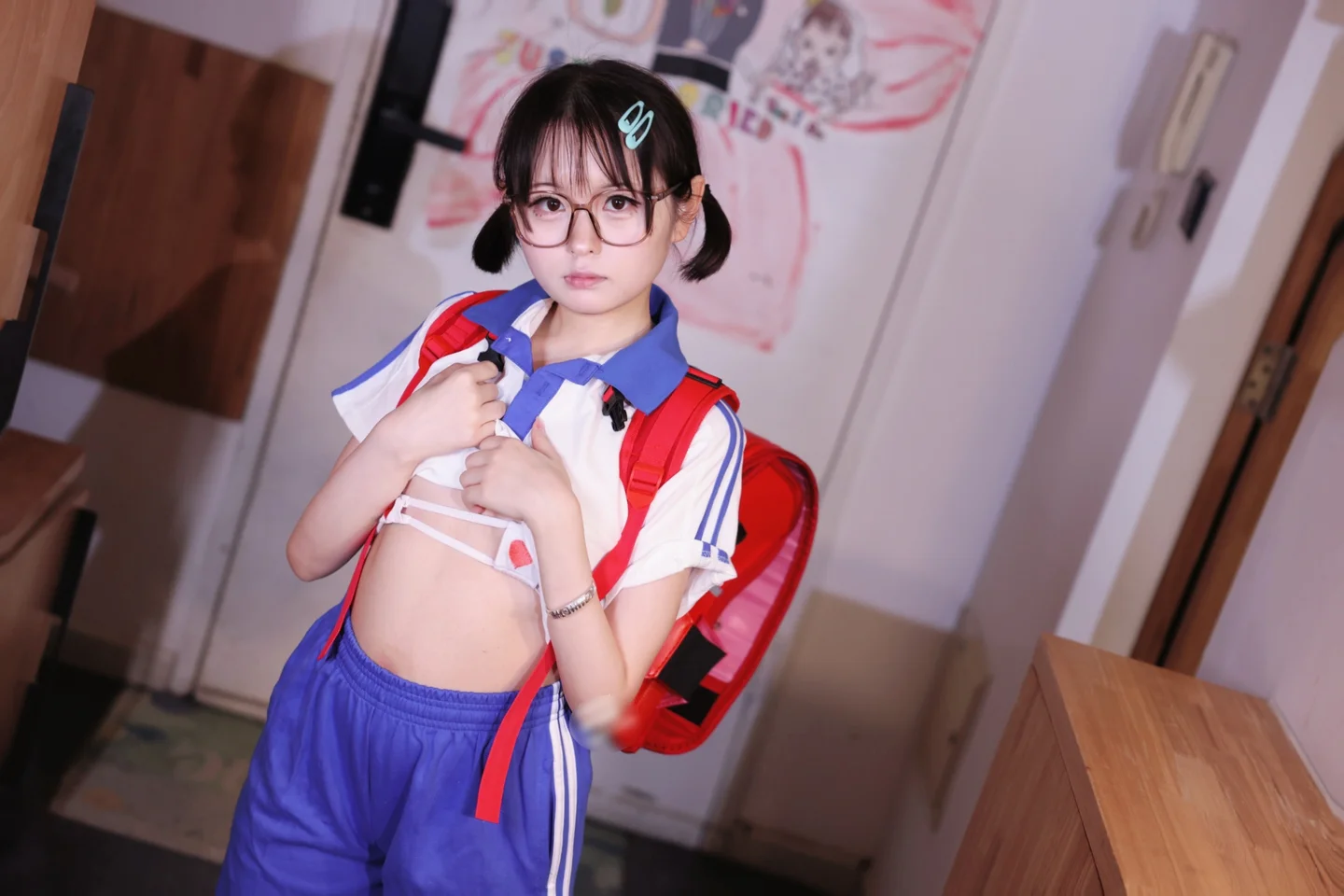 幼水铃衣 – 可爱神 校服双人 [74P-473MB] tg@simisebaisi 【丝足阁】028.webp